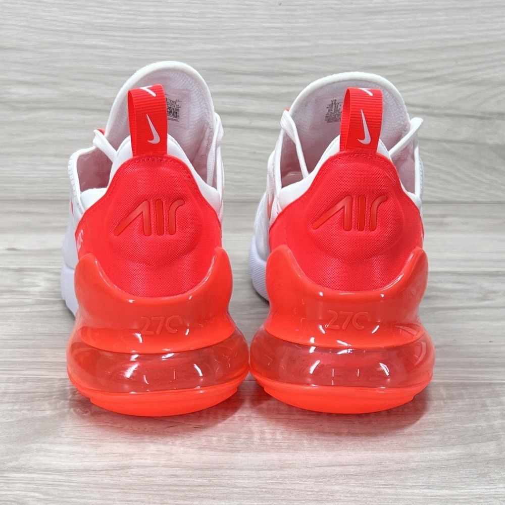 Nike Air Max 270 'White Bright Crimson' HJ3222-102 Womens Size 10 - Picture 4 of 9